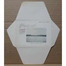 ARGENTINA ENTERO POSTAL GJ SZC-14P-19-V SOBRE CARTA MEMORANDUM POSTAL CON VISTA INTERIOR DE PAISAJES NUEVO U$ 25